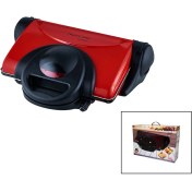 Resim Awox Orion Kırmızı 8 Dilim Elektrikli Teflon Tost Makinesi - 180° Izg - Tgr1692-2550 