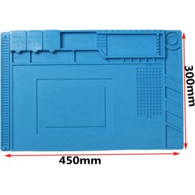 Resim Mate S-160 Silikon Tamir Pedi - Yanmaz Manyetik Tamir Matı 45X30CM 