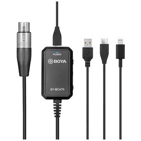 Resim Boya By Bca70 48V Phantom Mobil Xlr Mikrofon Kablo 