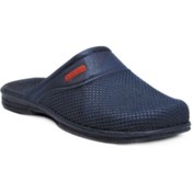 Resim Gezer Erkek Lacivert Kaymaz Tabanlı Kapalı Banyo Lavabo Ve Balkon Terliği 5843 