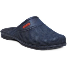 Resim Gezer Erkek Lacivert Kaymaz Tabanlı Kapalı Banyo Lavabo Ve Balkon Terliği 5843 