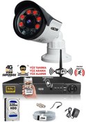 Resim IDS DS-2015HDSET1 1 Kameralı 1080P Full HD 5 MP Sony Lensli Kamera Seti - 2015 