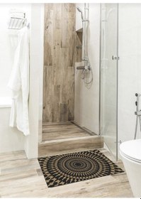 Resim Dama Desenli 40 Cm X 60 Cm Kaymaz, Banyo Paspası Çok Renkli 