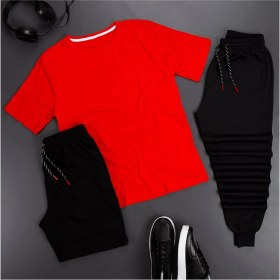 Resim Trendypassion 3'lü Unisex Spor Eşofman Takımı Kombini 