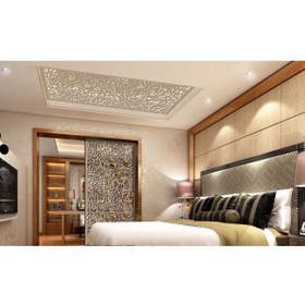 Resim Liar Dekor Liar Ahşap Seperatör (Paravan) - KSP-75 - (10 mm) - (69 cm x 139 cm) - (Ham) 