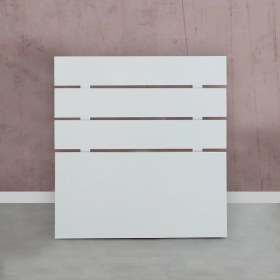 Resim PASİFİC HOME Huga Tek Kişilik Beyaz Yatak Başlığı 120lk / 120 cm Baza Başlık 
