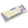 Resim Redragon Ucal Pro K673CPG-RGB-PRO Beyaz Kablosuz Klavye 