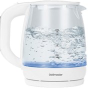 Resim GM-7379 Beykoz 1.7 L Işıklı Cam Su Isıtıcı Goldmaster