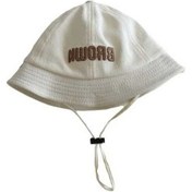 Resim Fastbuy 8 Ay-3 Yaş Çocuk Güneş Kaskı, 47-49 Cm, 4 Cm Kenar, Bej, Harf Dikişli, Güneşten Koruma, İlkbahar-sonbahar Kullanışlıh HF-510 