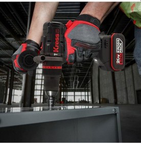 Resim Kress Kuc33.1 20volt/5.0ah Li-ion 95nm Çift Akülü Kömürsüz Profesyonel Şarjlı Darbeli Matkap 