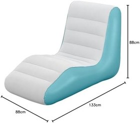 Resim Bestway 1,33 m x 79 cm x 88 cm Leisure Luxe şezlong 