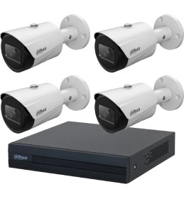 Resim Dahua 2 Mp 4 Kameralı Ip Güvenlik Kamera Seti (Starlight) 