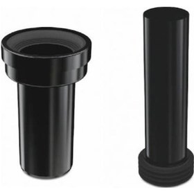 Resim Yapıtaşı Gömme-asma Rezervuar Atık Pis Su Gider Borusu 2li Siyah 