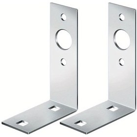 Resim Elmpaly 2 Adet Çinko Çelik Römork Lamba Tutucu L Tipi Stop Lambası Montaj Braketi 