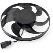 Resim KALE Skoda Octavia Fan Motoru 445MM 370W 2013-2017 5Q0959455F-8 