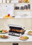 Resim Karaca Presto 3 in1 Digital Inox 2009 Izgara, Waffle Ve Tost Makinesi 6 Dilim 2000W 