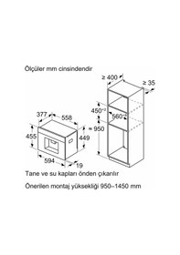 Resim Bosch CTL7181W0 Ankastre Tam Otomatik Kahve Makinesi Beyaz 