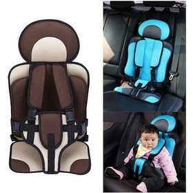 Resim Sones Araba Taşınabilir Çocuk Koltuğu, Boyut: 50 X 33 X 21cm Kahve + Bej 