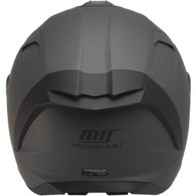 Resim Motoanl Motosiklet Kaskı Full Face Double Güneş Vizörlü ECE 22.06R Motor Kask Matt Grey 