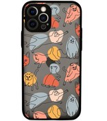 Resim mooodcase Iphone 12 Kamera Lens Korumalı Sevimli Kedi Figürleri Uyumlu Telefon Kılıfı 