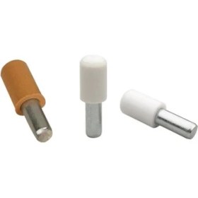 Resim Hırdavat Metal Başlı Raf Pimi 5mm 25 Adet Beyaz 
