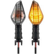 Resim Honda Rs150 V2 Motosiklet Arka Sinyal Lambası - Şeffaf Lensli, Sarı Işık, 12v 10w, Abs+pc Malzeme 
