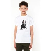 Resim Qivi Anime One Punch Man Baskılı Unisex Çocuk Beyaz T-Shirt 