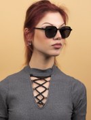 Resim By Donetto Siyah Füme Unisex Güneş Gözlüğü 