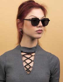 Resim By Donetto Siyah Füme Unisex Güneş Gözlüğü 