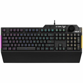 Resim ASUS Tuf Gaming K1 Rgb Mekanik Hisli Kablolu Gaming (OYUNCU) Klavye 