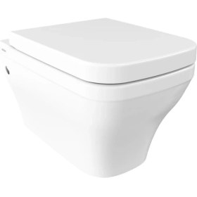 Resim Bocchı Firenze Rimless Asma Klozet Parlak Beyaz + Bocchı Yavaş Kapanır Kapak 1304-064-0128 