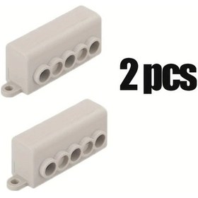 Resim Fochsia Ağır Hizmet Yüksek Güçlü 1/2 Giriş 4 Çıkışlı Kablo Terminali Hızlı Bağlantı 