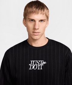 Resim Nike Club Fleece Crew - Siyah / 