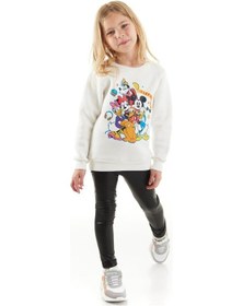 Resim Supermino Minnie Mouse Lisanslı Kız Çocuk Sweatshirt 20170 