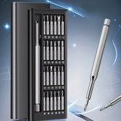 Resim 25-in-1 Manyetik Tornavida, Torx Başlığı ile, Dijital, Ev, Dış Mekan ve Kendin Yap Projeleri için Kompakt Kalem Gibi Tasarım - Pil Gerektirmez, Gözlükler, Bilgisayarlar ve Daha Fazlası İçin Hassas Tornavida, Gözlükler İçin Tornavida, Bilgisayar Tamir Aracı, Taşınabilir Aracı, Ergonomik Tutma, Çok Yönlü Aracı, Dış Mekan Tutkunları 