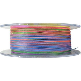 Resim Jigging 300m 9x Renkli Multicolor İp Misina 0.18mm 