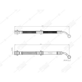 Resim SVAC 800239 Arka Sağ Fren Hortumu Picanto Absli 04-11 
