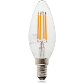 Resim Osram C40 4W Led clb40 Fıl Lm827 E14 Sarı Işık 2'li Ampul 