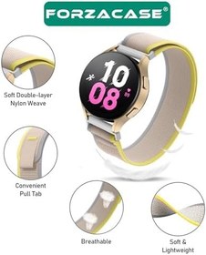 Resim Xiaomi Watch 2 ile uyumlu Cırtlı Hasır Kumaş Kordon Kayış - FC153 