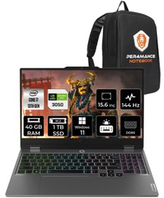 Resim LENOVO LOQ i7-13650HX 40GB 1TB SSD RTX3050/6GB 15.6" FHD 144Hz W11H 83DV00G5TR & PER4 ÇANTA 