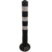 Resim LOREX Lr-0125-s 75 Cm Siyah Şerit Ayırıcı Delinatör 750 Mm 