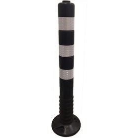 Resim LOREX Lr-0125-s 75 Cm Siyah Şerit Ayırıcı Delinatör 750 Mm 
