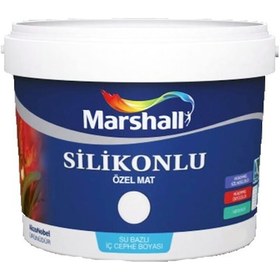 Resim Marshall Silikonlu Özel Mat Iç Cephe Boyası 2.5 Lt 