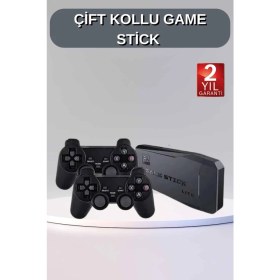 Resim Bi Seyyar Game Stick 20000 Oyun Kablosuz Çift Kol Retro Oyunlar Game Stick Atari 2.4g 4K - BI001V-4YXQV9 