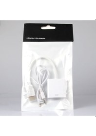 Resim Hdmi To Vga Dönüştürücü + Ses Kablosu Bst-2003P (217670579) 