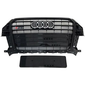 Resim Autogp Audi Q3 Sq3 Ön Panjur Komple 2012 / 2015 Siyah Tk 13-05-q3-8u-s-s.s 