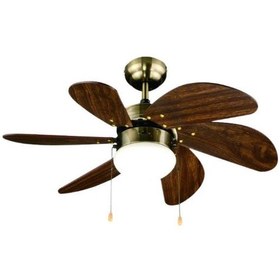 Resim Raks PF-32 Dekoratif 32" 6 Kanatlı İpli Tavan Vantilatörü 