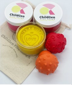 Resim Childgen Play Dough Oyun Hamuru 9'Lu Küçük Boy Set 150Gr X 9 