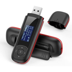 Resim AGPTEK 8GB USB MP3 Çalar U3, 1" Ekranlı, FM Kayıt Özellikli, AAA Pilli, SD Kart Destekli 