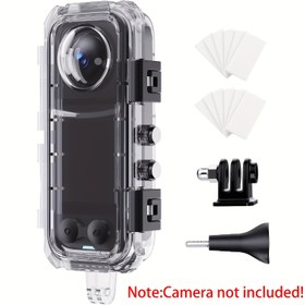 Resim Insta360 X4 Sualtı Dalış Kılıfı - 45m/147ft Yüksek Kaliteli Koruma, Çizilmeye Karşı Dayanıklı Lens ve Dikişsiz Panoramik Tasarım (Kamera Dahil Değildir) 
